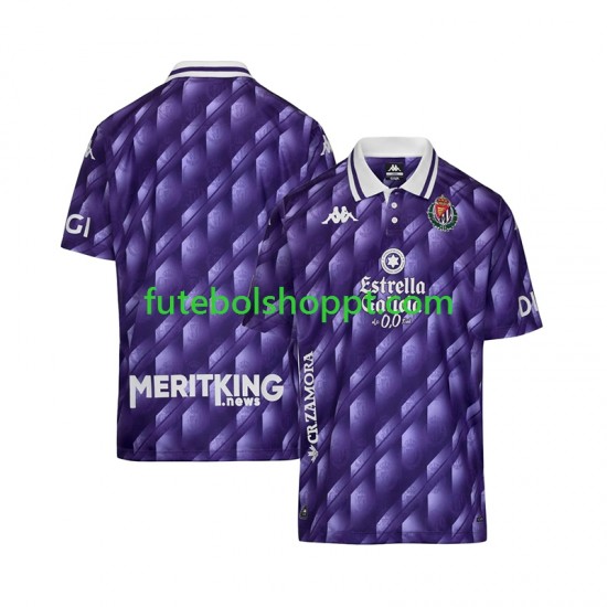 Camisola Homem Real Valladolid Retro Principais Equipamento 2025-2026 Manga Curta