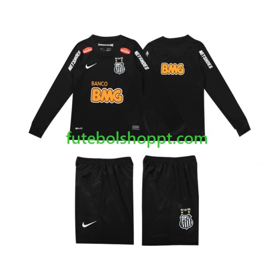 Camisola Júnior Santos Classic 2012 2013 Retro Alternativa Equipamento Manga Comprida