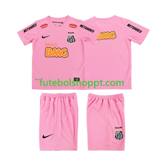 Camisola Júnior Santos 2012 2013 Retro Quarto Equipamento Manga Curta