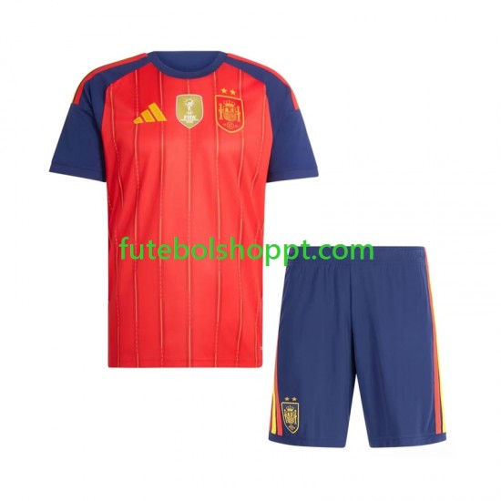 Camisola Júnior Espanha 2-star Principais Equipamento 2026-2027 Manga Curta