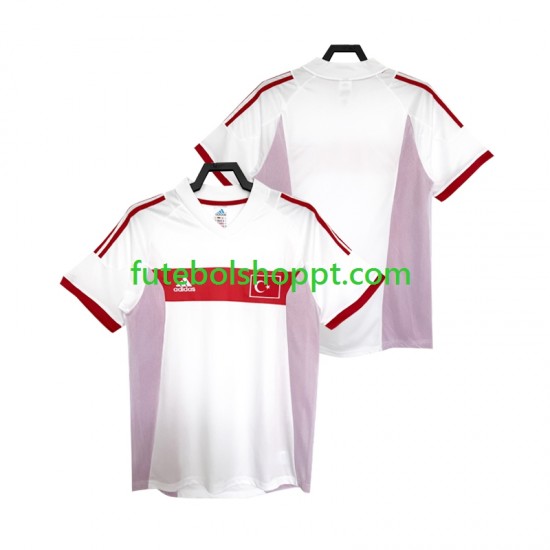 Camisola Homem Turquia Retro Alternativa Equipamento 2002 Manga Curta