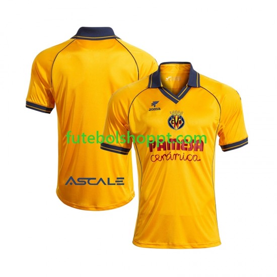 Camisola Homem Villarreal CF Retro Principais Equipamento 2025-2026 Manga Curta
