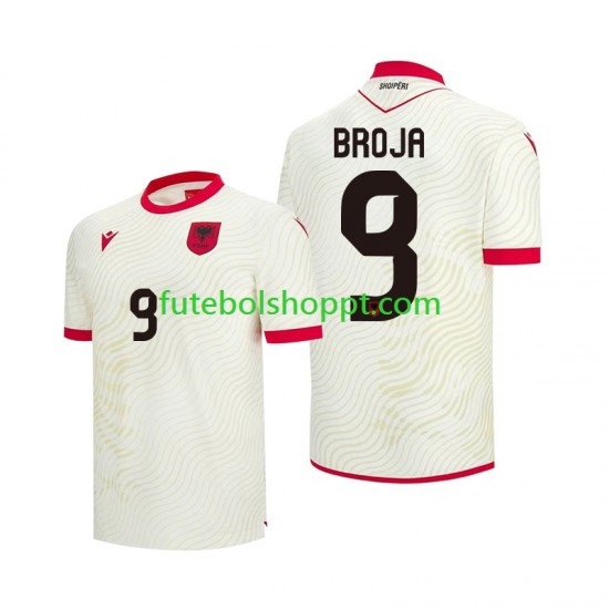 Camisola Homem Albânia Armando Broja 9 Alternativa Equipamento Copa do Mundo 2026 Manga Curta