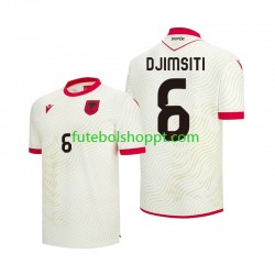 Camisola Homem Albânia Berat Djimsiti 6 Alternativa Equipamento Copa do Mundo 2026 Manga Curta