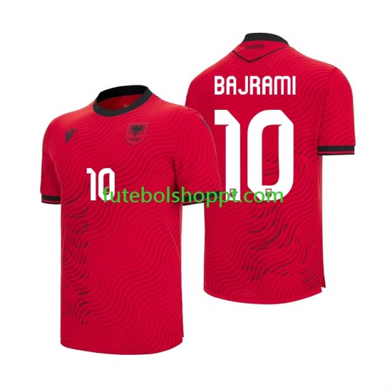 Camisola Homem Albânia Nedim Bajrami 10 Principais Equipamento Copa do Mundo 2026 Manga Curta