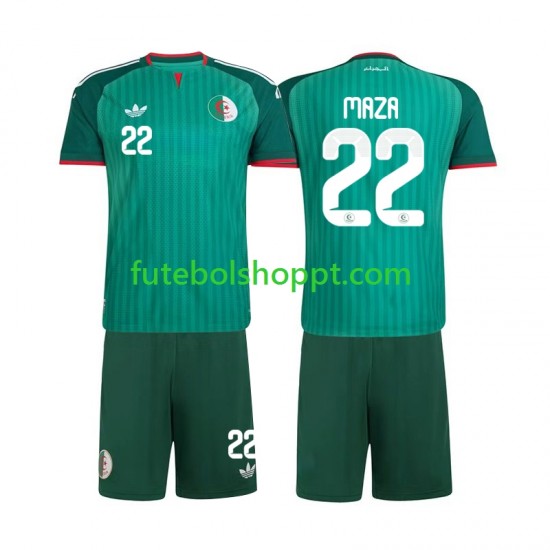 Camisola Júnior Argélia Ibrahim Maza 22 Alternativa Equipamento 2026 Manga Curta