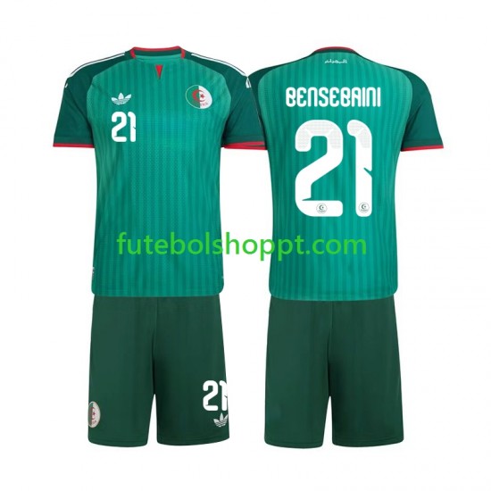 Camisola Júnior Argélia Ramy Bensebaini 21 Alternativa Equipamento 2026 Manga Curta