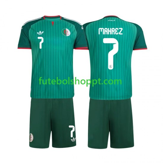 Camisola Júnior Argélia Riyad Mahrez 7 Alternativa Equipamento 2026 Manga Curta