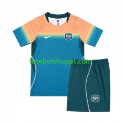 Camisola Júnior Austrália Alternativa Equipamento Copa do Mundo 2026 Manga Curta