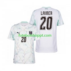 Camisola Homem Áustria Konrad Laimer 20 Alternativa Equipamento Copa do Mundo 2026 Manga Curta Camisola Homem Áustria Konrad Laimer 20 Alternativa Equipamento Copa do Mundo 2026 Manga Curta