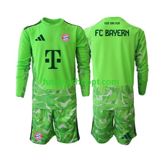 Camisola Júnior Bayern de Munique Guarda-redes Principais Equipamento 2026-2027 Manga Comprida