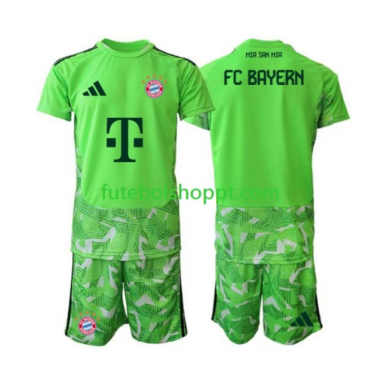 Camisola Júnior Bayern de Munique Guarda-redes Principais Equipamento 2026-2027 Manga Curta