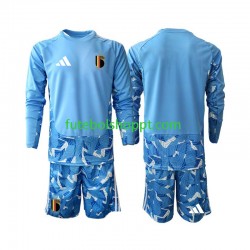 Camisola Júnior Bélgica Guarda-redes Principais Equipamento Copa do Mundo 2026 Manga Comprida
