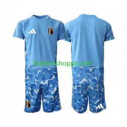 Camisola Júnior Bélgica Guarda-redes Principais Equipamento Copa do Mundo 2026 Manga Curta