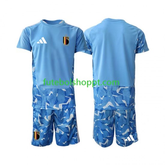 Camisola Júnior Bélgica Guarda-redes Principais Equipamento Copa do Mundo 2026 Manga Curta