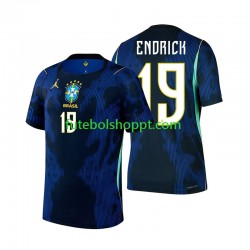 Camisola Homem Brasil Endrick 19 Alternativa Equipamento Copa do Mundo 2026 Manga Curta