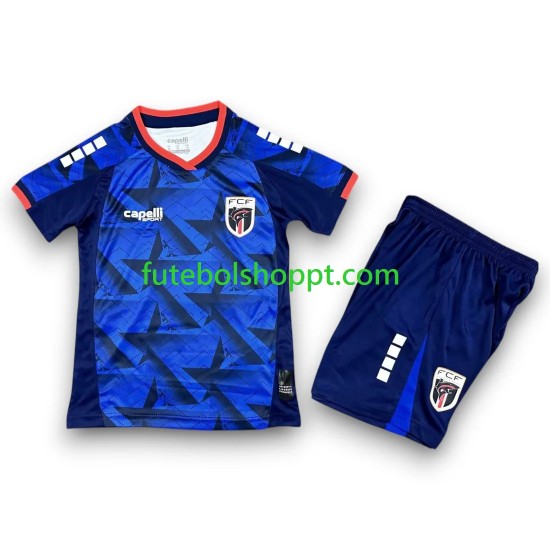 Camisola Júnior Cape Verde Principais Equipamento Copa do Mundo 2026 Manga Curta