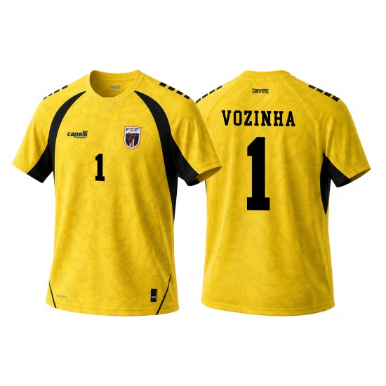 Camisola Homem Cape Verde Vozinha 1 Alternativa Equipamento Copa do Mundo 2026 Manga Curta