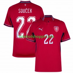 Camisola Homem Chéquia Soucek 22 Principais Equipamento Copa do Mundo 2026 Manga Curta