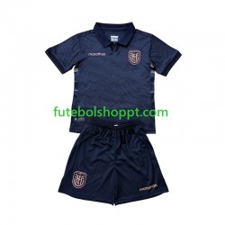 Camisola Júnior Equador Alternativa Equipamento Copa do Mundo 2026 Manga Curta