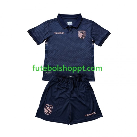 Camisola Júnior Equador Alternativa Equipamento Copa do Mundo 2026 Manga Curta