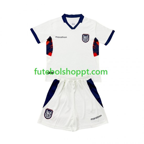 Camisola Júnior Equador Terceiro Equipamento Copa do Mundo 2026 Manga Curta