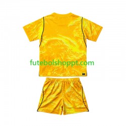 Camisola Júnior Inglaterra Guarda-redes Quarto Equipamento Copa do Mundo 2026 Manga Curta