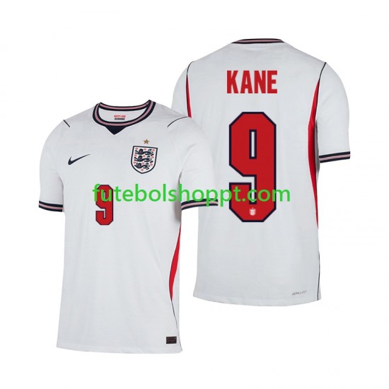 Camisola Homem Inglaterra Harry Kane 9 Principais Equipamento Copa do Mundo 2026 Manga Curta