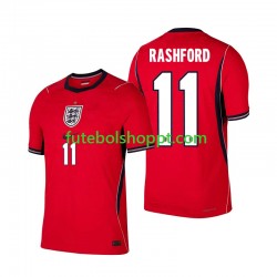 Camisola Homem Inglaterra Marcus Rashford 11 Alternativa Equipamento Copa do Mundo 2026 Manga Curta
