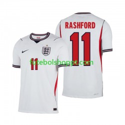 Camisola Homem Inglaterra Marcus Rashford 11 Principais Equipamento Copa do Mundo 2026 Manga Curta