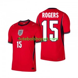 Camisola Homem Inglaterra Morgan Rogers 15 Alternativa Equipamento Copa do Mundo 2026 Manga Curta