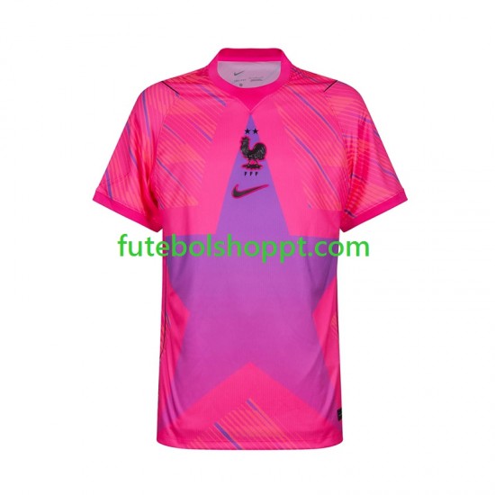 Camisola Homem França Guarda-redes Alternativa Equipamento Copa do Mundo 2026 Manga Curta