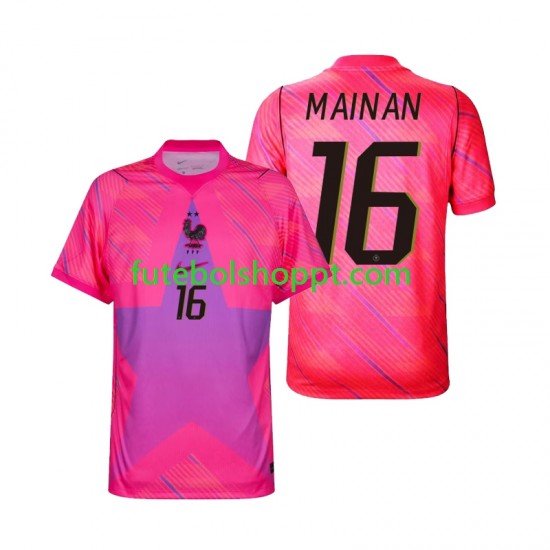 Camisola Homem França Mike Maignan 16 Guarda-redes Alternativa Equipamento Copa do Mundo 2026 Manga Curta