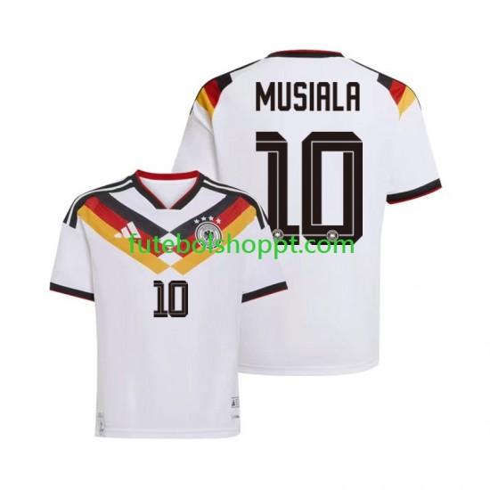 Camisola Homem Alemanha Jamal Musiala 10 Principais Equipamento Copa do Mundo 2026 Manga Curta