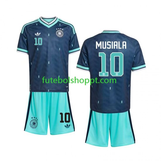 Camisola Júnior Alemanha Jamal Musiala 10 Alternativa Equipamento Copa do Mundo 2026 Manga Curta