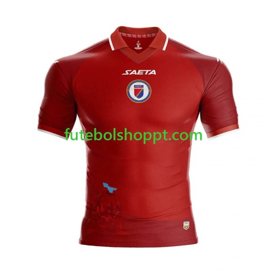Camisola Homem Haiti Terceiro Equipamento Copa do Mundo 2026 Manga Curta