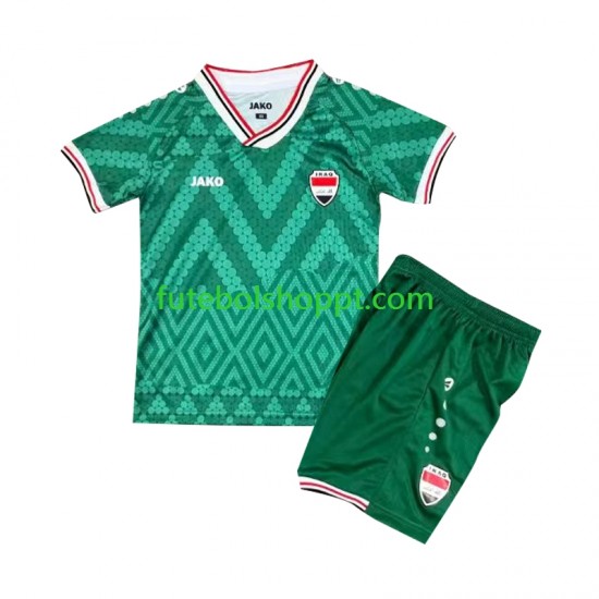 Camisola Júnior Iraque Principais Equipamento Copa do Mundo 2026 Manga Curta