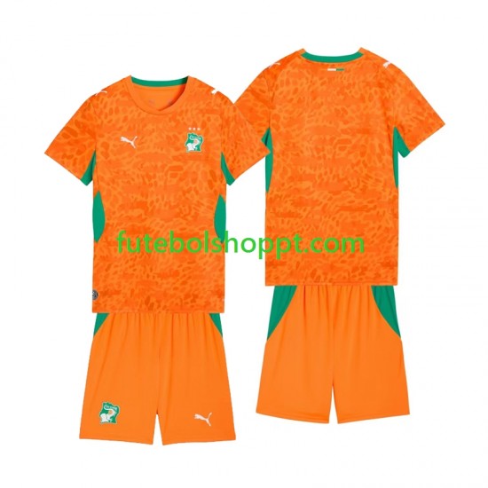 Camisola Homem Júnior Costa do Marfim Principais Equipamento Copa do Mundo 2026 Manga Curta