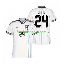 Camisola Homem Japão Kaishu Sano 24 Alternativa Equipamento Copa do Mundo 2026 Manga Curta Camisola Homem Japão Kaishu Sano 24 Alternativa Equipamento Copa do Mundo 2026 Manga Curta
