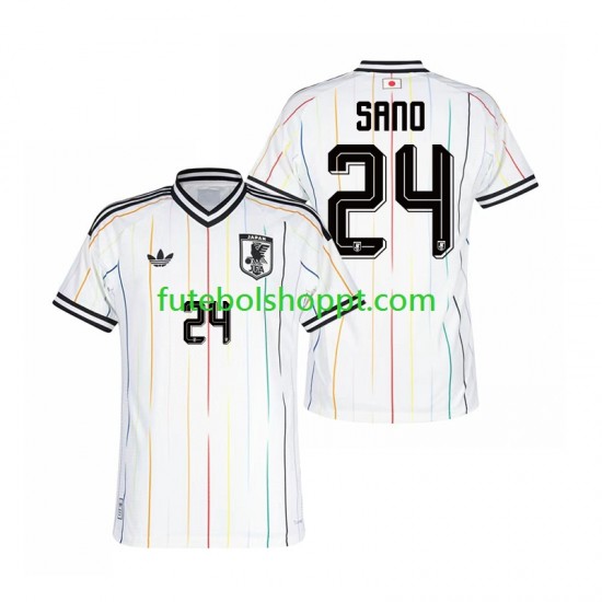 Camisola Homem Japão Kaishu Sano 24 Alternativa Equipamento Copa do Mundo 2026 Manga Curta