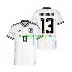 Camisola Homem Japão Keito Nakamura 13 Alternativa Equipamento Copa do Mundo 2026 Manga Curta Camisola Homem Japão Keito Nakamura 13 Alternativa Equipamento Copa do Mundo 2026 Manga Curta