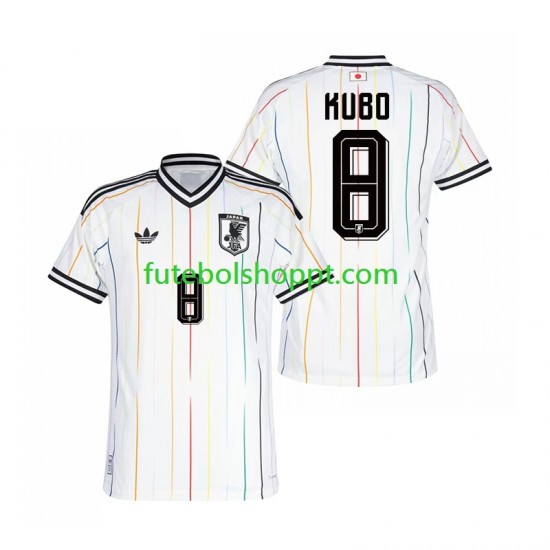 Camisola Homem Japão Kubo 8 Alternativa Equipamento Copa do Mundo 2026 Manga Curta