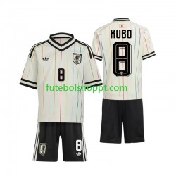 Camisola Júnior Japão Kubo 8 Alternativa Equipamento Copa do Mundo 2026 Manga Curta Camisola Júnior Japão Kubo 8 Alternativa Equipamento Copa do Mundo 2026 Manga Curta