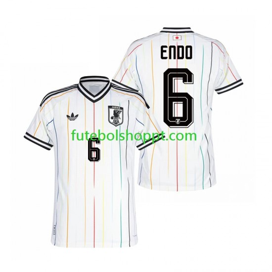 Camisola Homem Japão Wataru Endo 6 Alternativa Equipamento Copa do Mundo 2026 Manga Curta