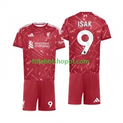 Camisola Júnior Liverpool Alexander Isak 9 Principais Equipamento 2026-2027 Manga Curta Camisola Júnior Liverpool Alexander Isak 9 Principais Equipamento 2026-2027 Manga Curta