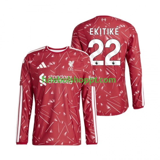 Camisola Homem Liverpool Hugo Ekitike 22 Principais Equipamento 2026-2027 Manga Comprida