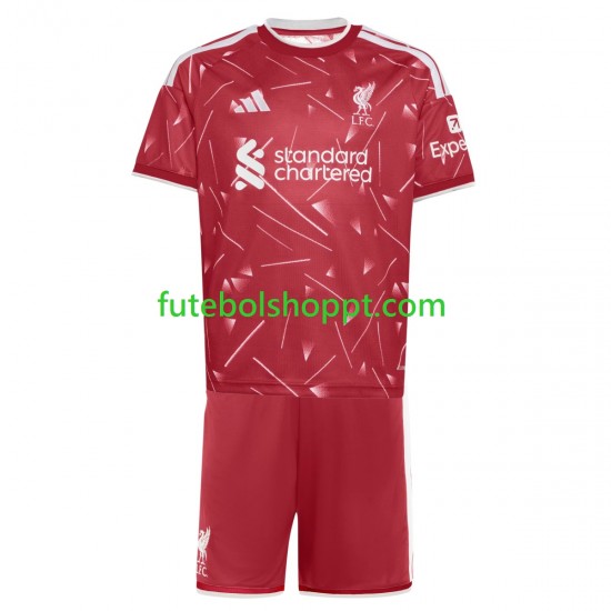 Camisola Júnior Liverpool Principais Equipamento 2026-2027 Manga Curta
