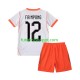 Camisola Júnior Países Baixos Jeremie Frimpong 12 Alternativa Equipamento Copa do Mundo 2026 Manga Curta