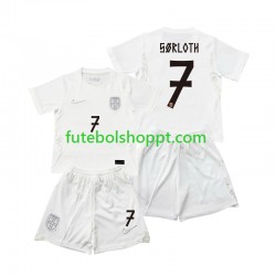 Camisola Júnior Norueg Alexander Sorloth 7 Terceiro Equipamento Copa do Mundo 2026 Manga Curta