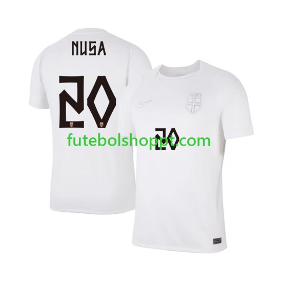 Camisola Homem Noruega Antonio NUSA 20 Terceiro Equipamento Copa do Mundo 2026 Manga Curta